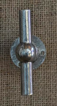 CHEMIN DE FER - Classic style Cremone handle on rose by GIARA ART DESIGN-BRONZE - view 3